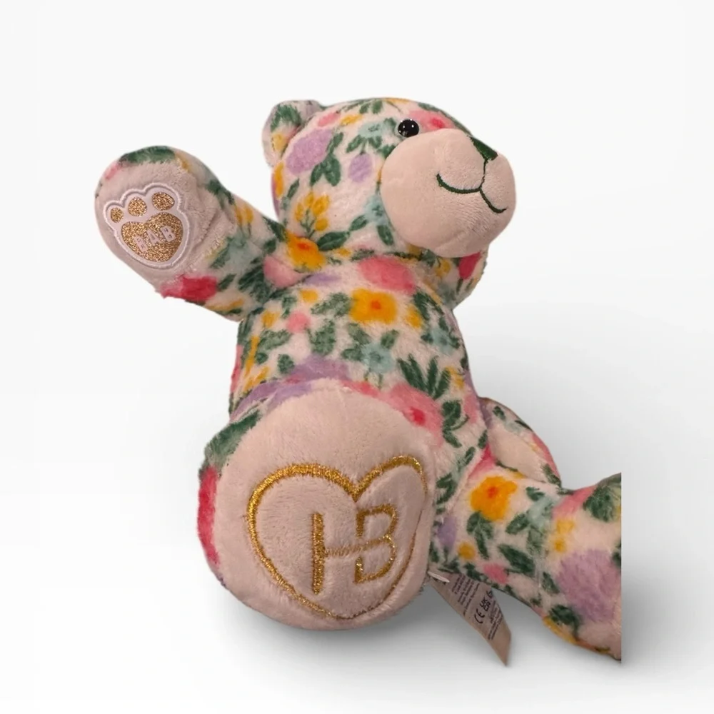 Build-A-Bear HeartBox Oh So Lovely Floral Bear - Picture 3 of 6